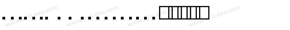 Bernard MT Condensed字体转换